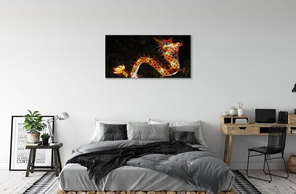 Tablouri canvas dragon japonez iluminat