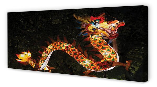 Tablouri canvas dragon japonez iluminat