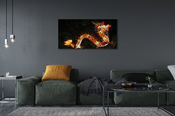 Tablouri canvas dragon japonez iluminat