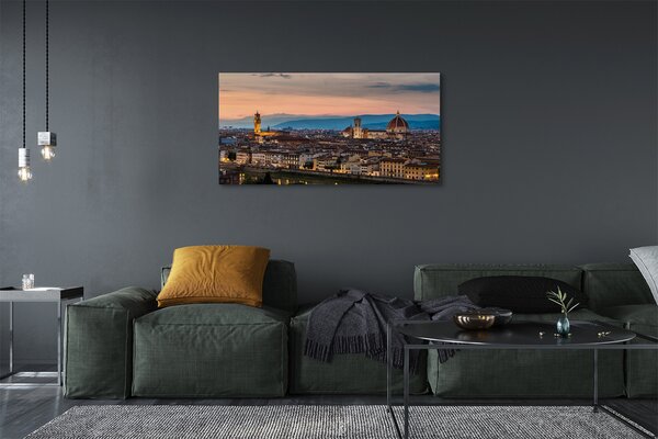 Tablouri canvas munți catedrală Italia Panorama