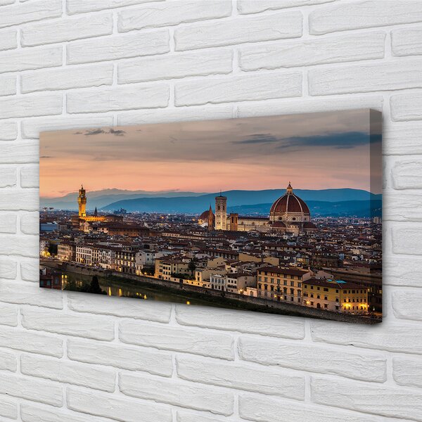 Tablouri canvas munți catedrală Italia Panorama