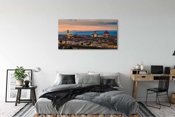 Tablouri canvas munți catedrală Italia Panorama