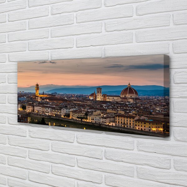 Tablouri canvas munți catedrală Italia Panorama