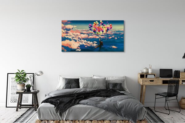 Tablouri canvas cer nori baloane