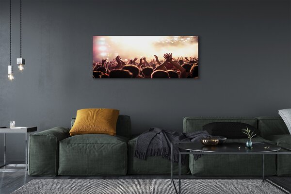 Tablouri canvas Oamenii de concert