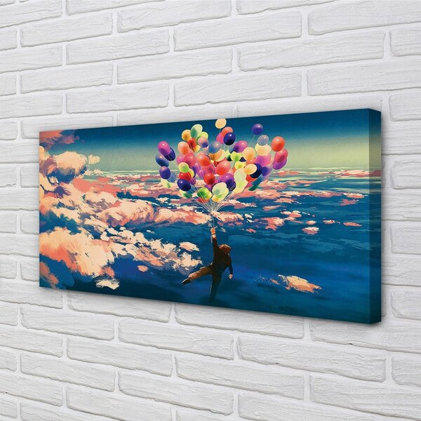 Tablouri canvas cer nori baloane