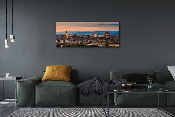 Tablouri canvas munți catedrală Italia Panorama