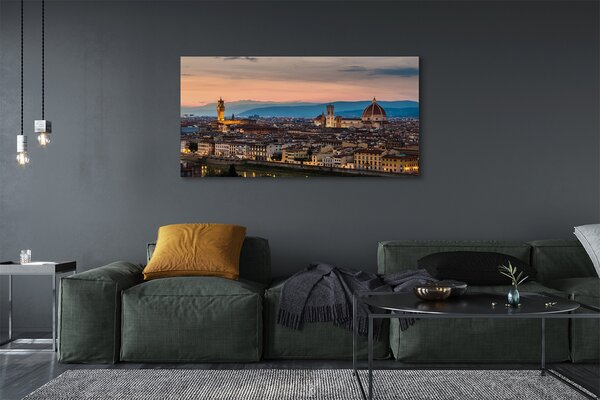 Tablouri canvas munți catedrală Italia Panorama