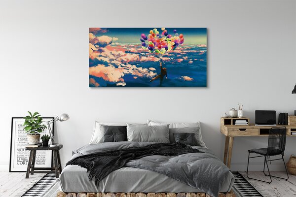 Tablouri canvas cer nori baloane