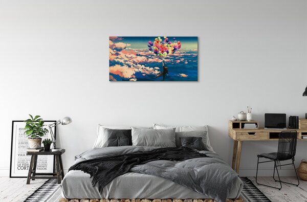 Tablouri canvas cer nori baloane