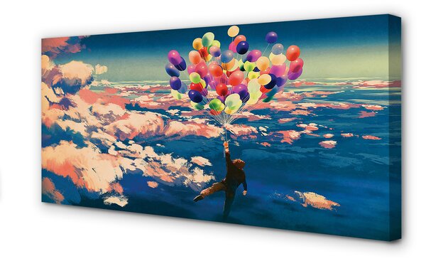 Tablouri canvas cer nori baloane