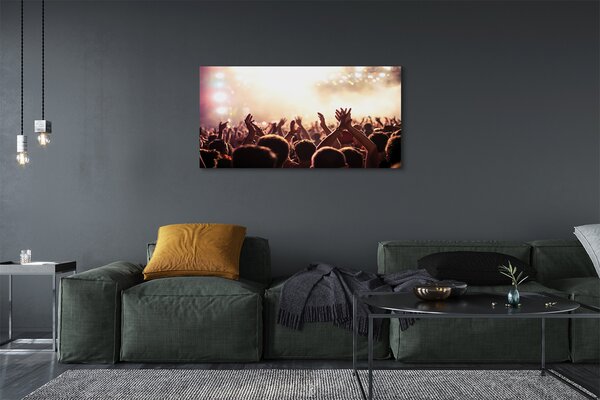 Tablouri canvas Oamenii de concert