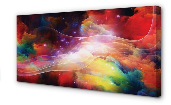 Tablouri canvas Fractalii val abstract