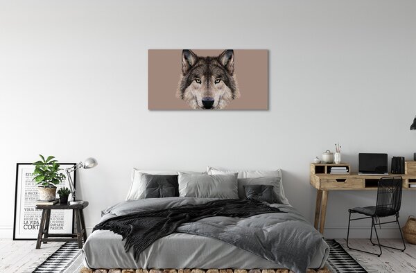 Tablouri canvas lup pictat