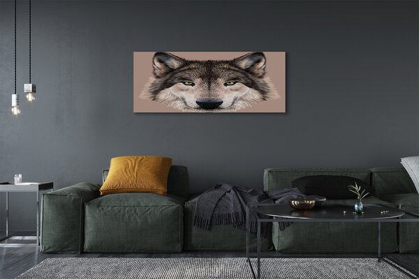 Tablouri canvas lup pictat