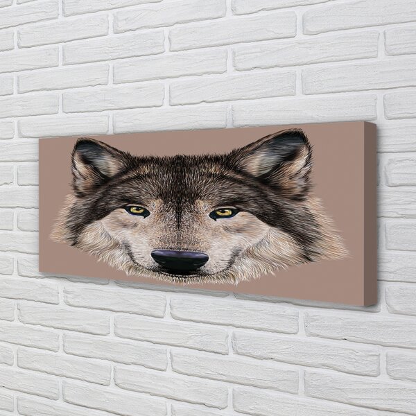 Tablouri canvas lup pictat