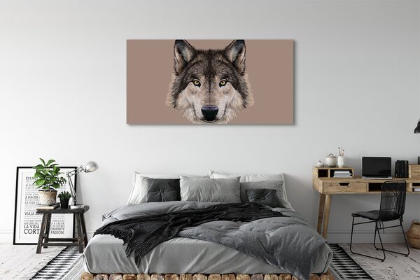 Tablouri canvas lup pictat