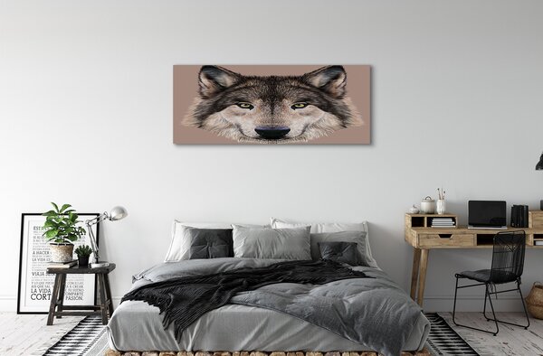 Tablouri canvas lup pictat
