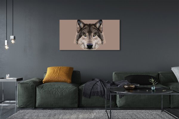 Tablouri canvas lup pictat