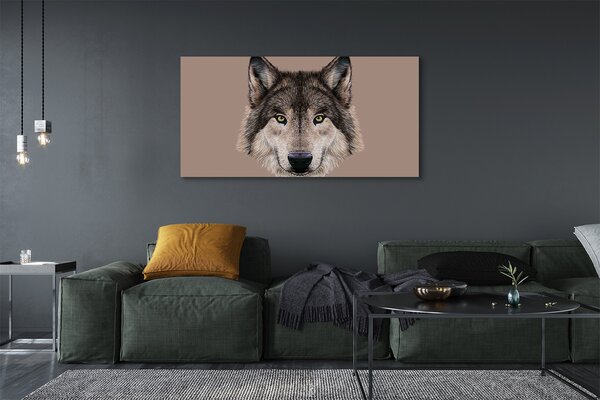 Tablouri canvas lup pictat