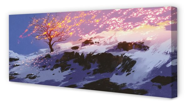 Tablouri canvas copac de iarnă de top