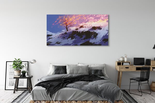 Tablouri canvas copac de iarnă de top
