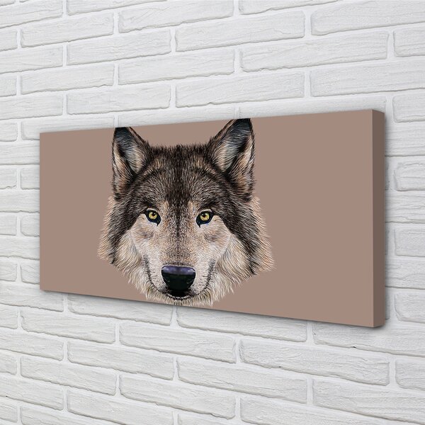 Tablouri canvas lup pictat