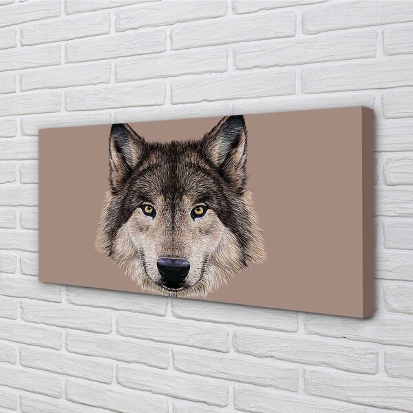 Tablouri canvas lup pictat