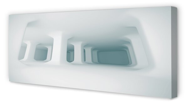 Tablouri canvas sprijin 3d alb