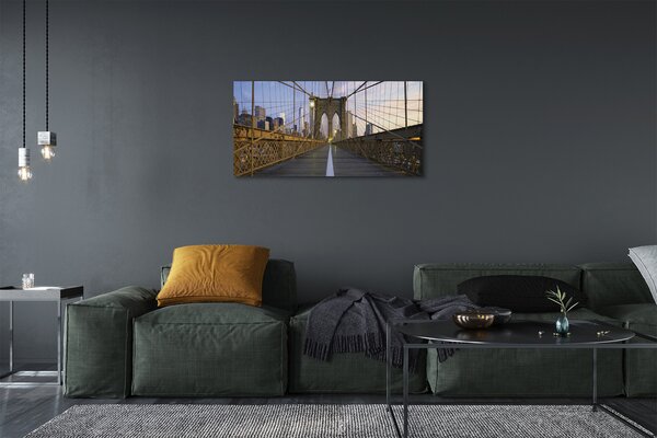Tablouri canvas Skyscraper pod apus de soare
