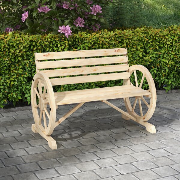 Outsunny Banca Country Fonta 127×60×85 cm – 2‑locuri cu Cotiere Rotative Neagra | Aosom Romania