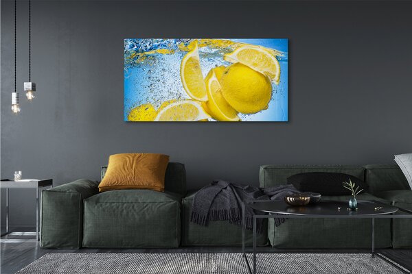 Tablouri canvas Lemon în apă