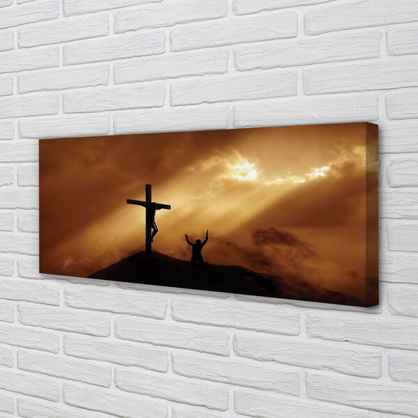 Tablouri canvas Isus Cruce de lumină
