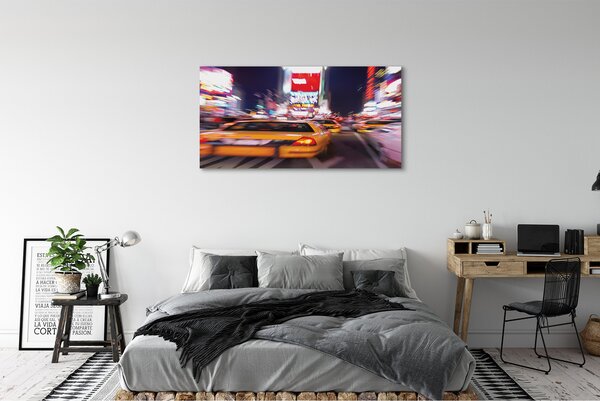 Tablouri canvas Orașul auto de lumină