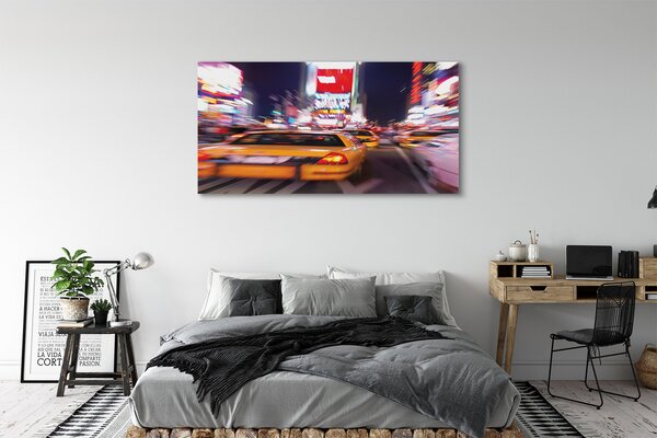 Tablouri canvas Orașul auto de lumină