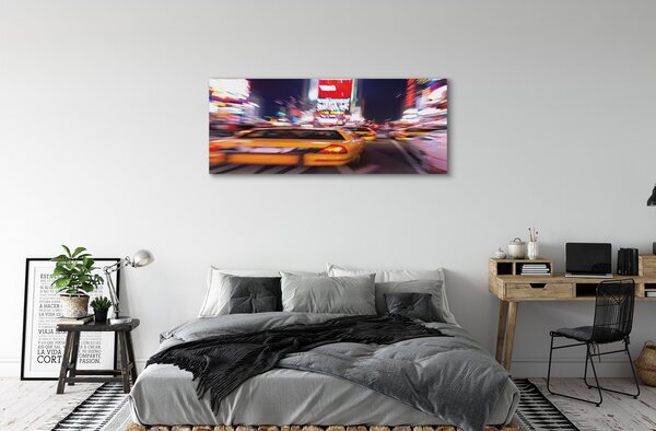 Tablouri canvas Orașul auto de lumină