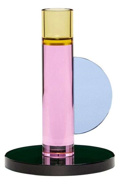 Hübsch - Astro Candlestick Pink Hübsch