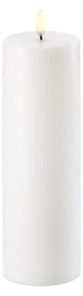 Uyuni - Pillar Candle LED Nordic White 7,3 x 22 cm Lighting