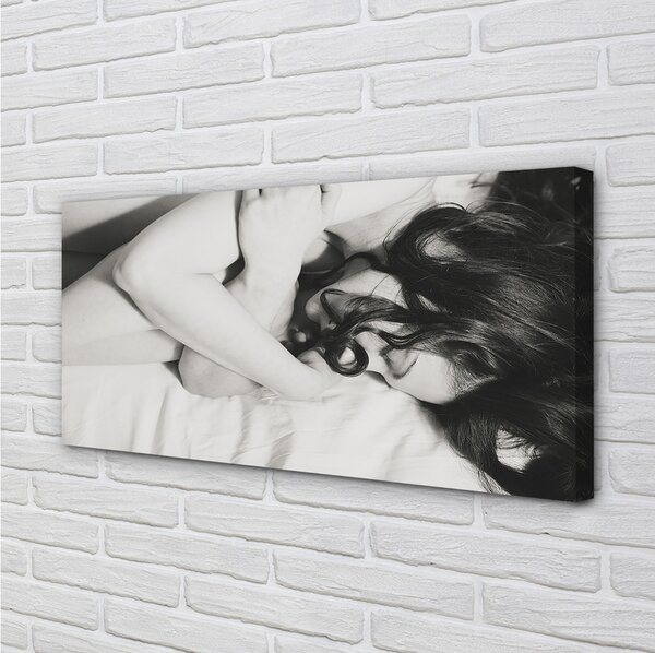 Tablouri canvas femeie de dormit