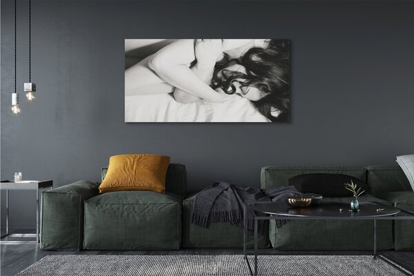 Tablouri canvas femeie de dormit