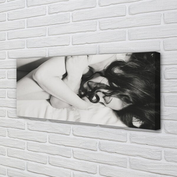 Tablouri canvas femeie de dormit