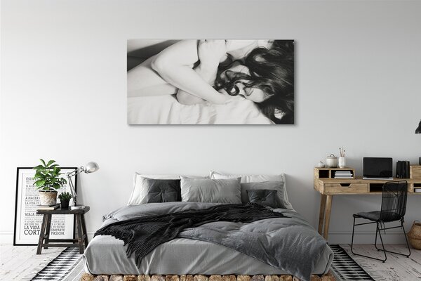 Tablouri canvas femeie de dormit