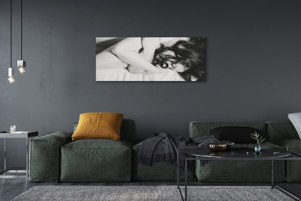 Tablouri canvas femeie de dormit