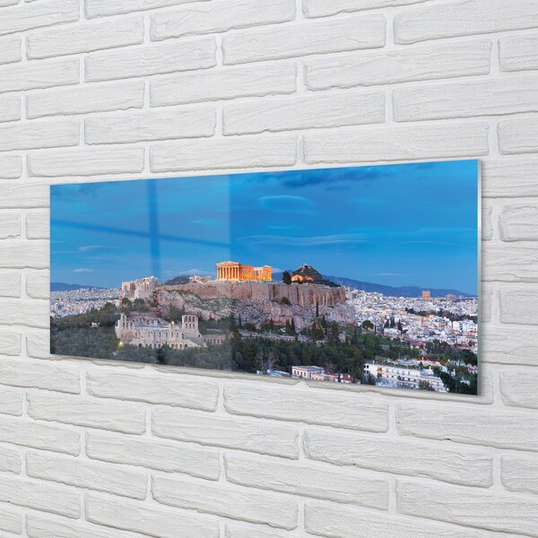 Tablouri pe sticlă Grecia Panorama din Atena