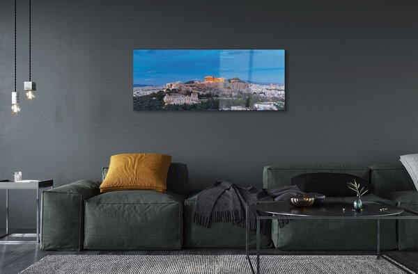 Tablouri pe sticlă Grecia Panorama din Atena