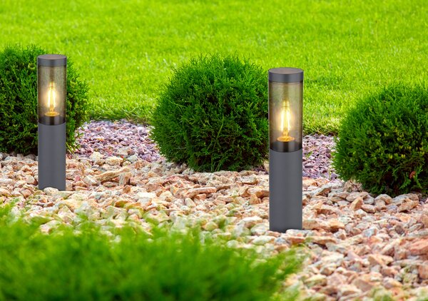 Globo Lighting Boston lampă podea de exterior 1x15 W fumuriu-antracit 3158SA