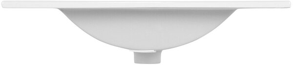 Comad Lava lavoar 81x46 cm dreptunghiular mobilier alb luciu UM-CFP LAVA 80D DP