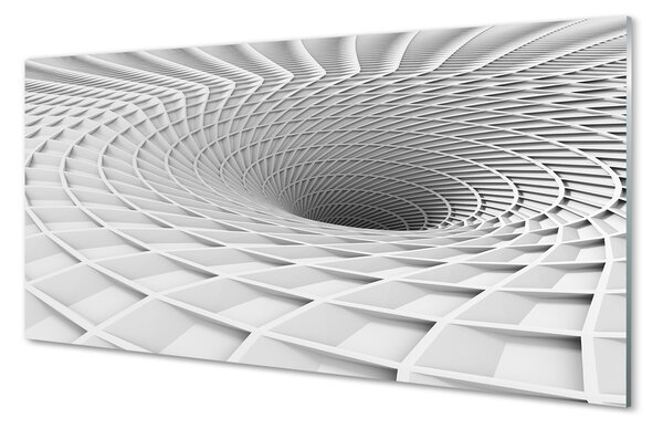 Tablouri pe sticlă hopper geometric 3d