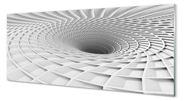 Tablouri pe sticlă hopper geometric 3d
