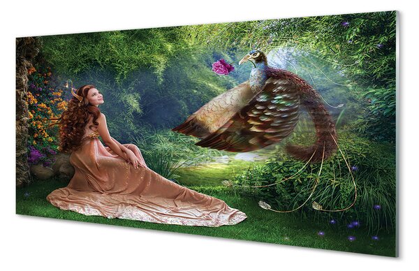 Panouri de sticlă pădure de sex feminin fazan